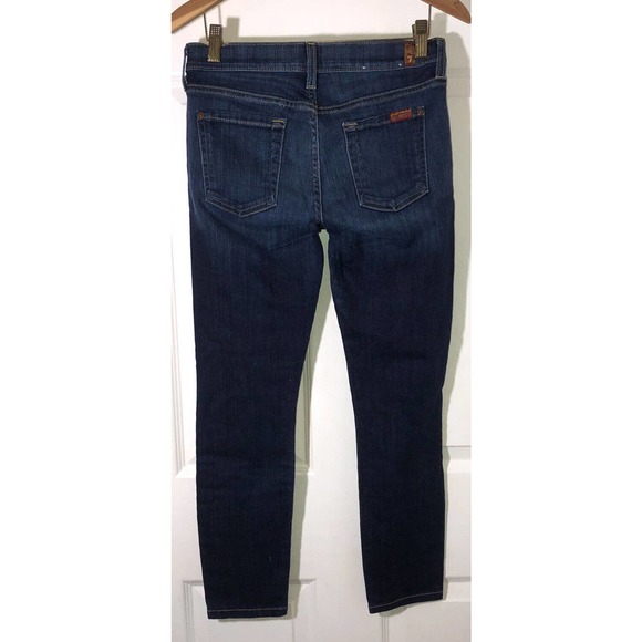 7 For All Mankind The Skinny Denim Jeans Size 26 Pants - Picture 2 of 10